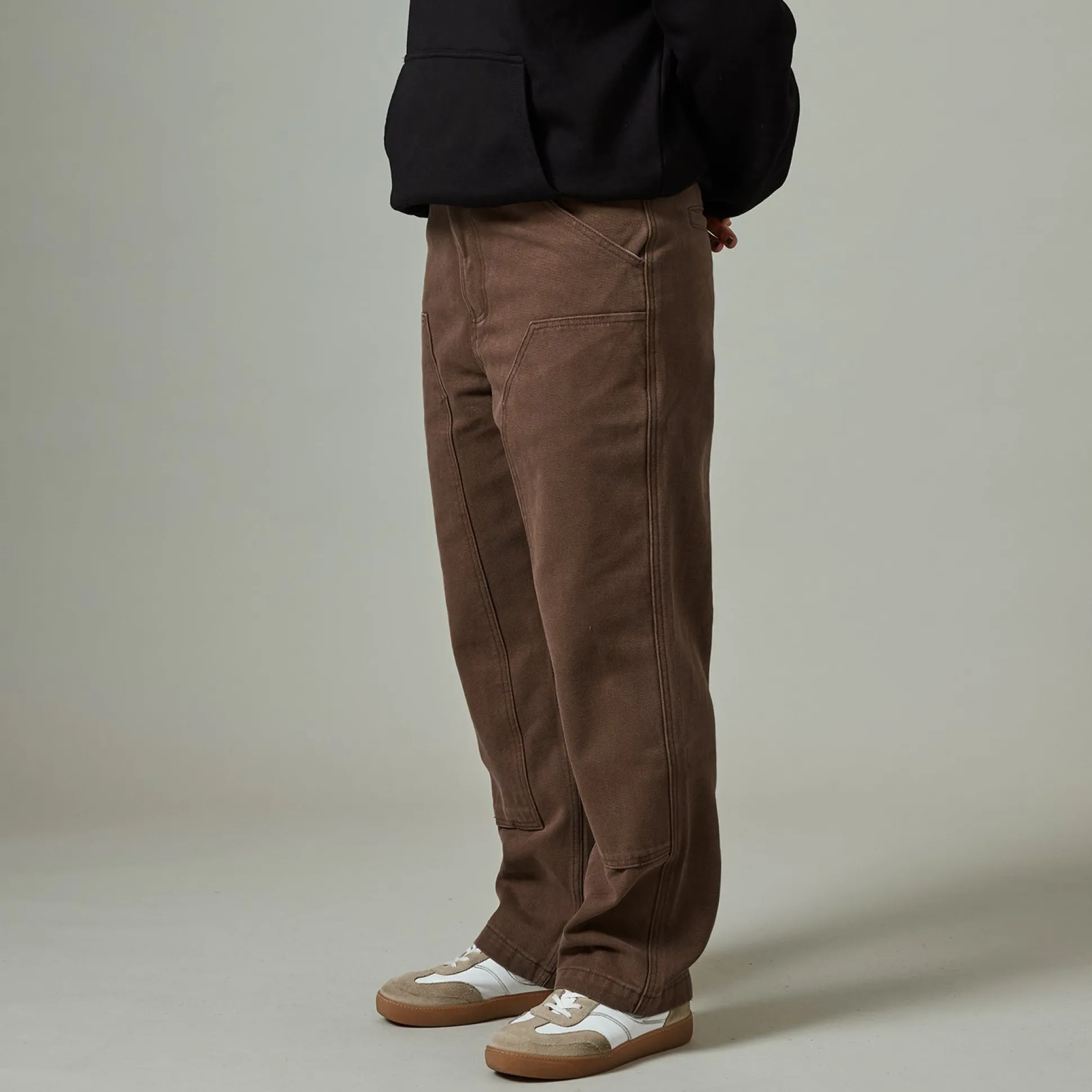 Pass~Port Double Knee Diggers Club Pant - Washed Brown
