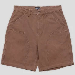 Pass~Port Double Knee Diggers Club Short - Washed Brown