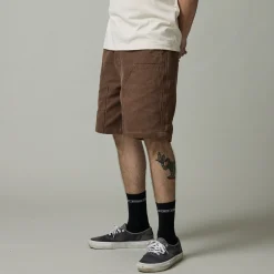 Pass~Port Double Knee Diggers Club Short - Washed Brown