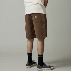 Pass~Port Double Knee Diggers Club Short - Washed Brown