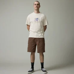 Pass~Port Double Knee Diggers Club Short - Washed Brown