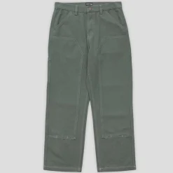 Pass~Port Double Knee Diggers Club Pant - Washed Forest Green
