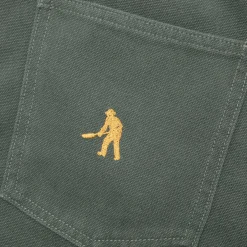 Pass~Port Double Knee Diggers Club Pant - Washed Forest Green