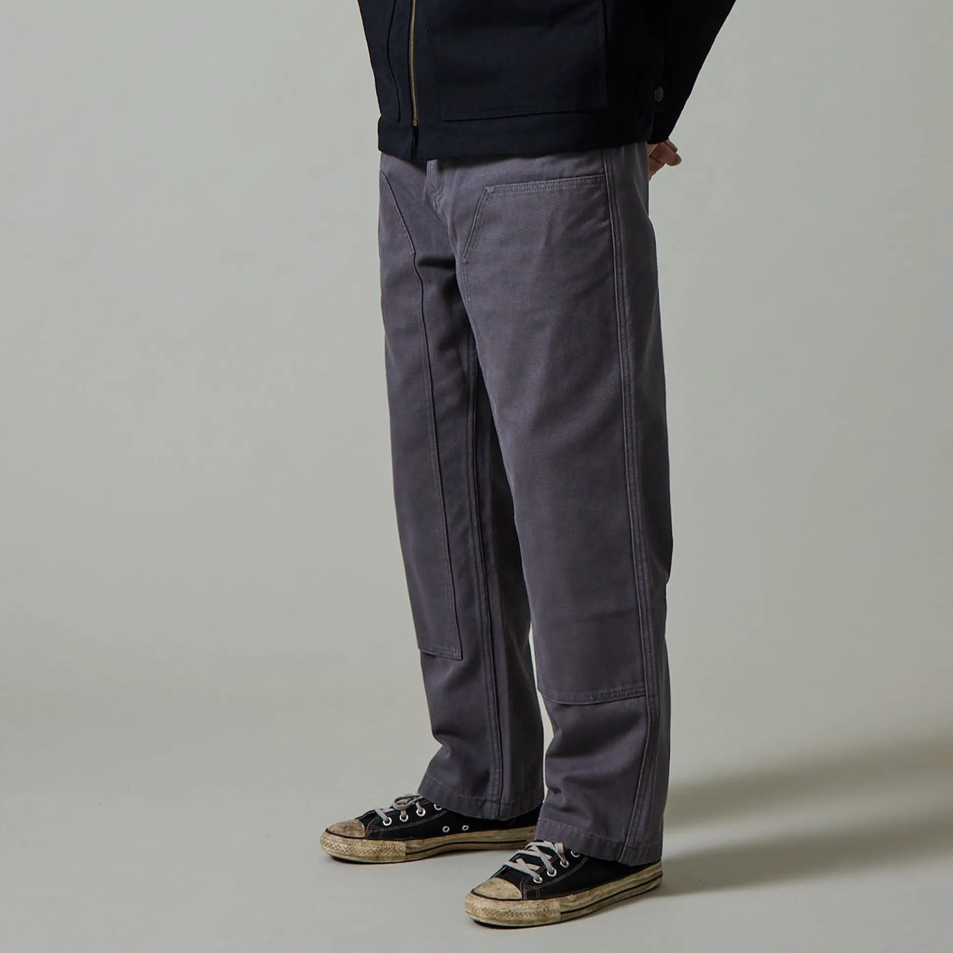 Pass~Port Double Knee Diggers Club Pant - Charcoal