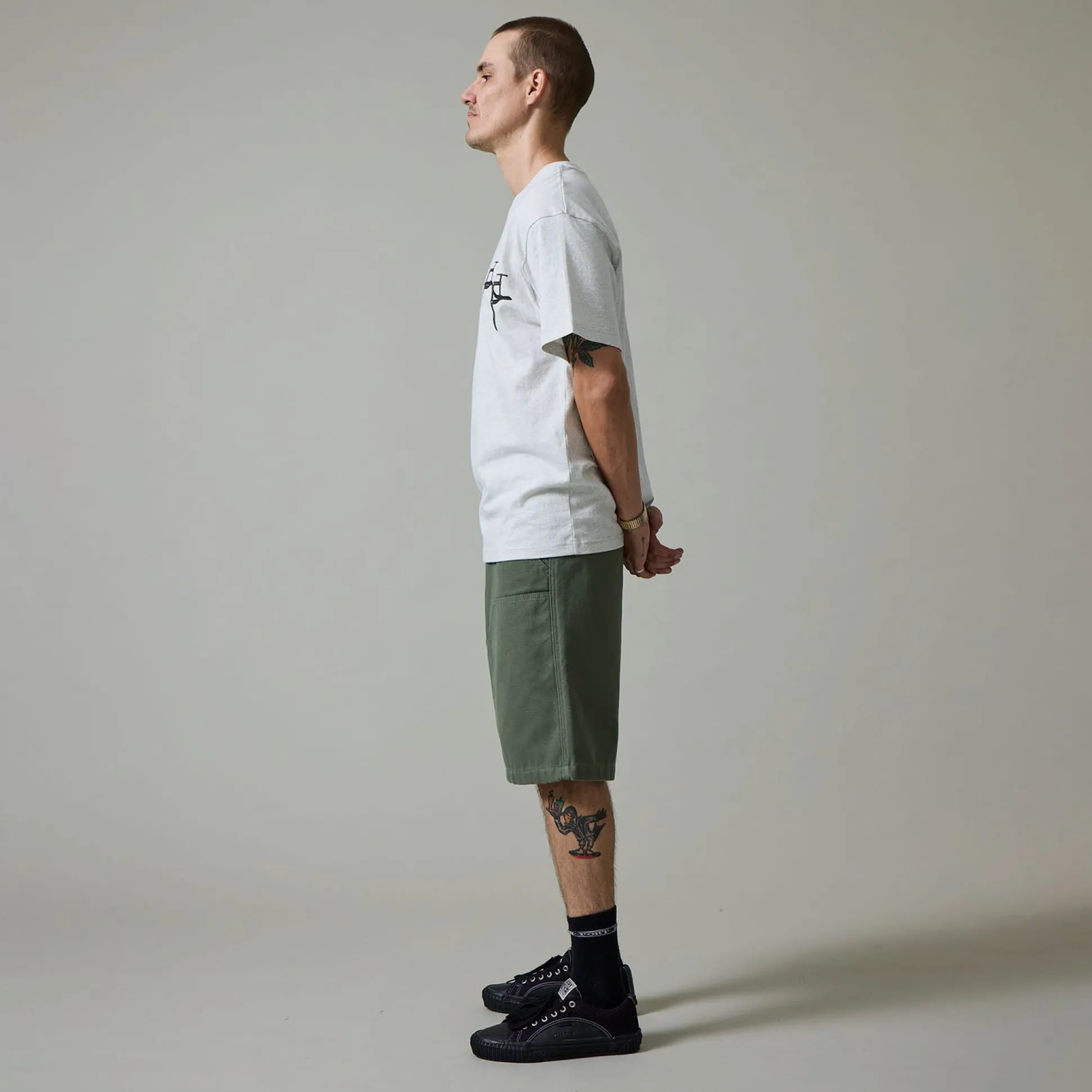 Pass~Port Double Knee Diggers Club Short - Moss