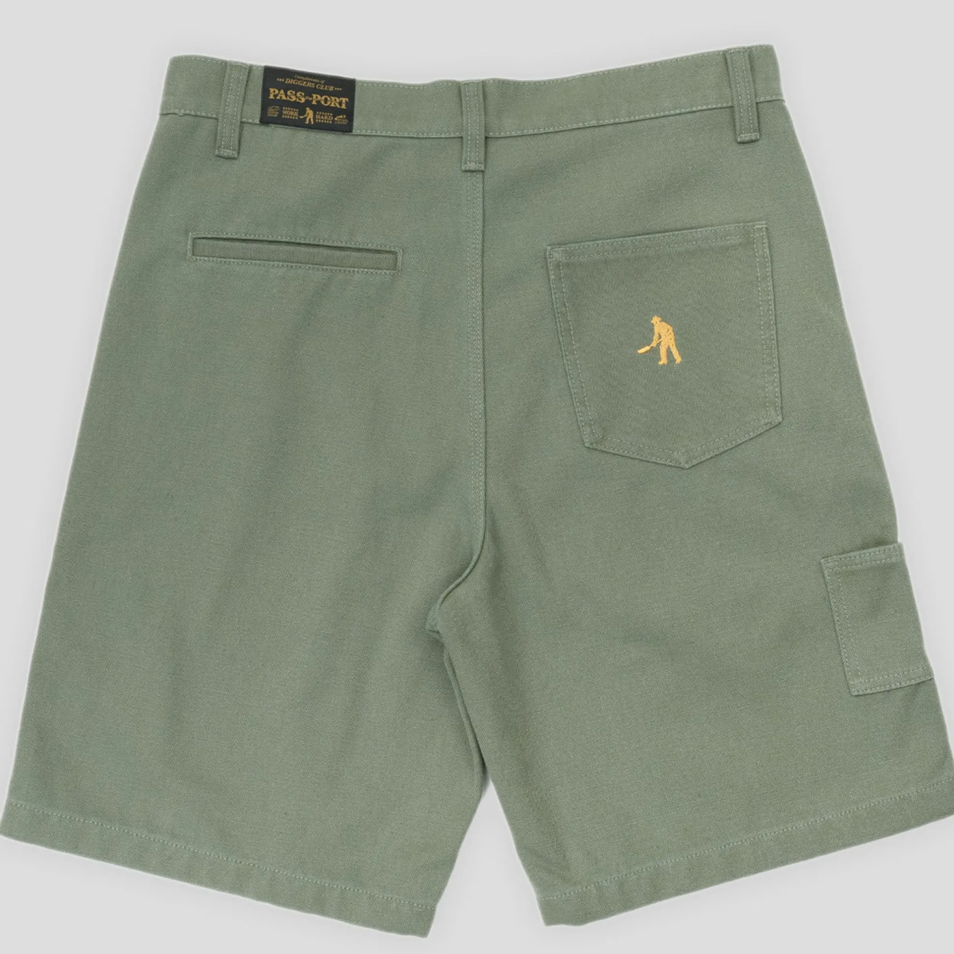 Pass~Port Double Knee Diggers Club Short - Moss