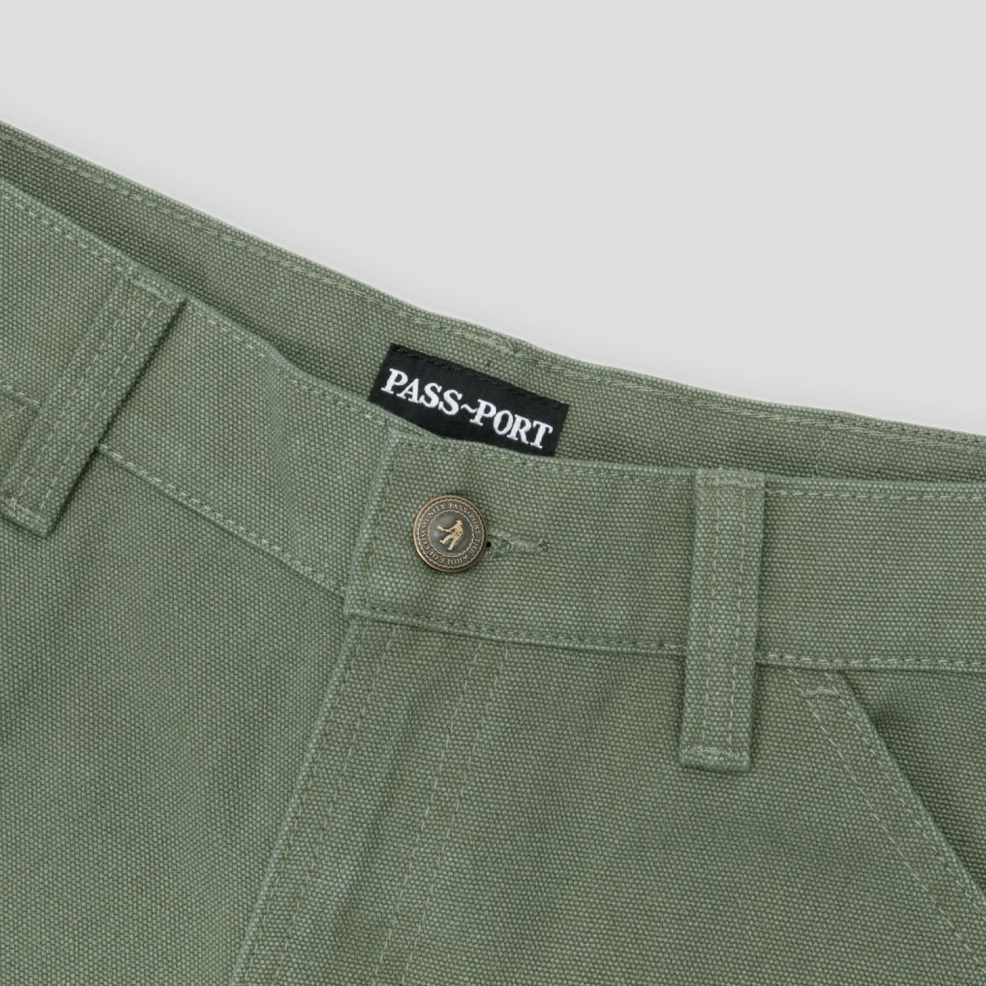Pass~Port Double Knee Diggers Club Short - Moss