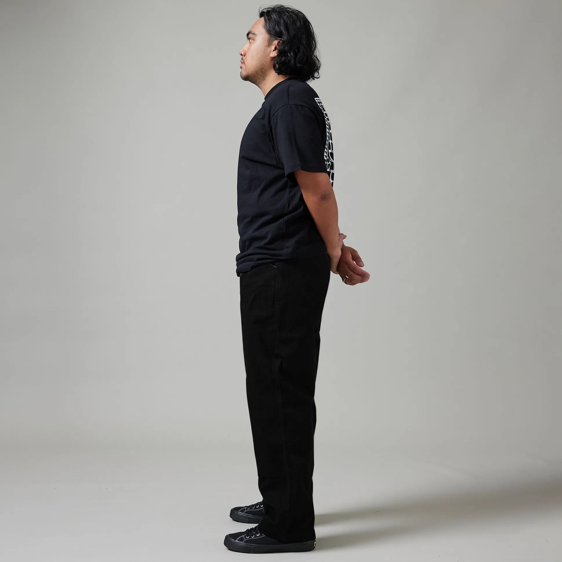 Pass~Port Double Knee Diggers Club Pant - Washed Black