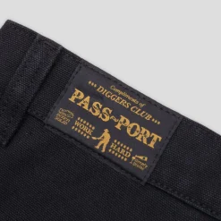 Pass~Port Double Knee Diggers Club Pant - Washed Black