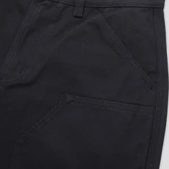 Pass~Port Double Knee Diggers Club Short - Washed Black