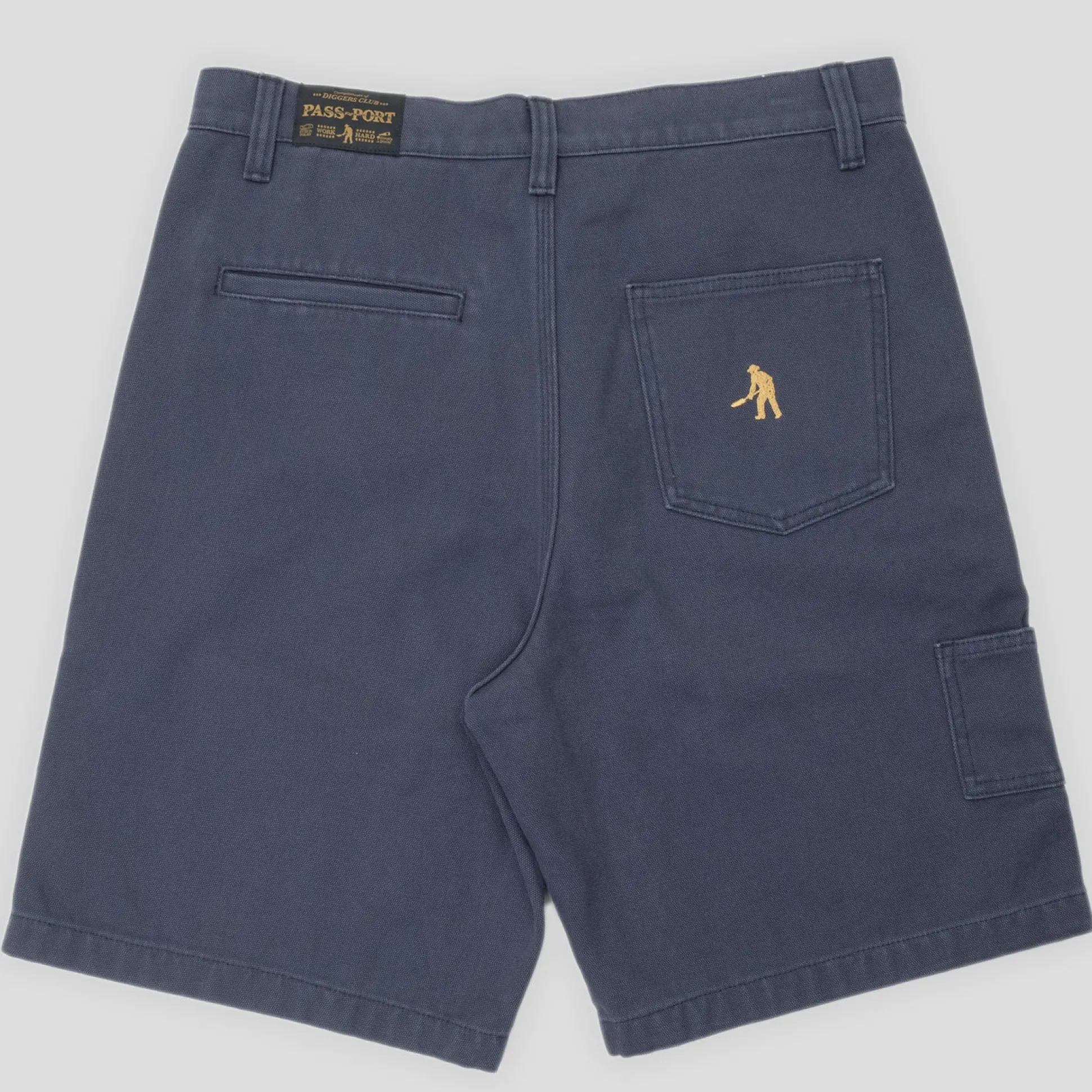 Pass~Port Double Knee Diggers Club Short - Navy