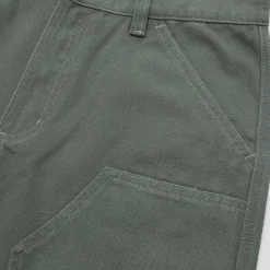Pass~Port Double Knee Diggers Club Short - Washed Forest Green