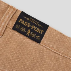 Pass~Port Double Knee Diggers Club Short - Caramel