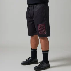 Pass~Port Drain Ripstop Casual Short - Black