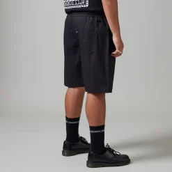 Pass~Port Drain Ripstop Casual Short - Black