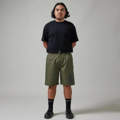 Pass~Port Drain Ripstop Casual Short - Olive