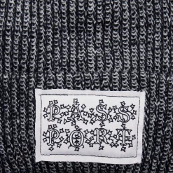 Pass~Port Edible Flowers Beanie - Black / White Speckle