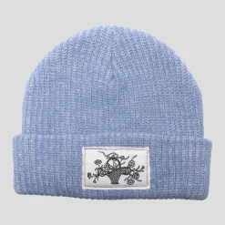 Pass~Port Edible Flowers Beanie - Blue / White Speckle