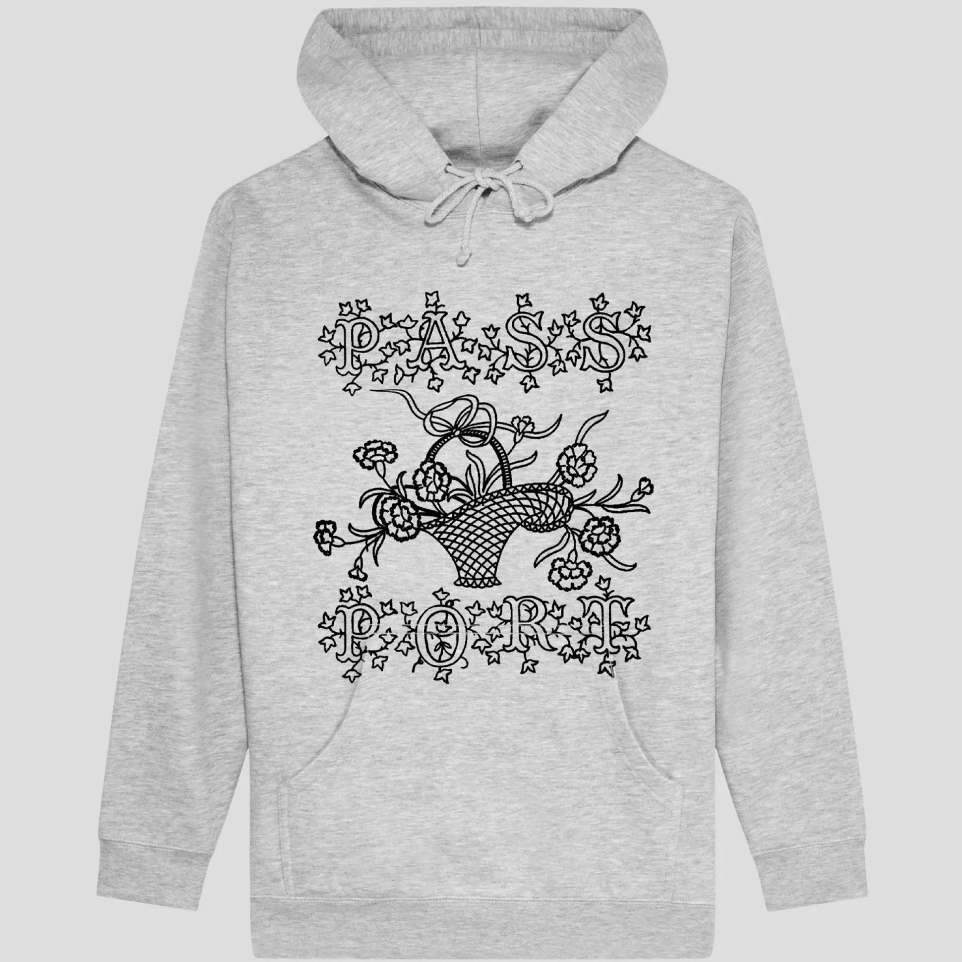Pass~Port Edible Flowers Hoodie - Ash