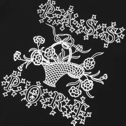 Pass~Port Edible Flowers Tee - Black