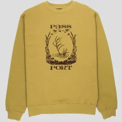 Pass~Port Everglade Embroidery Sweater - Mustard