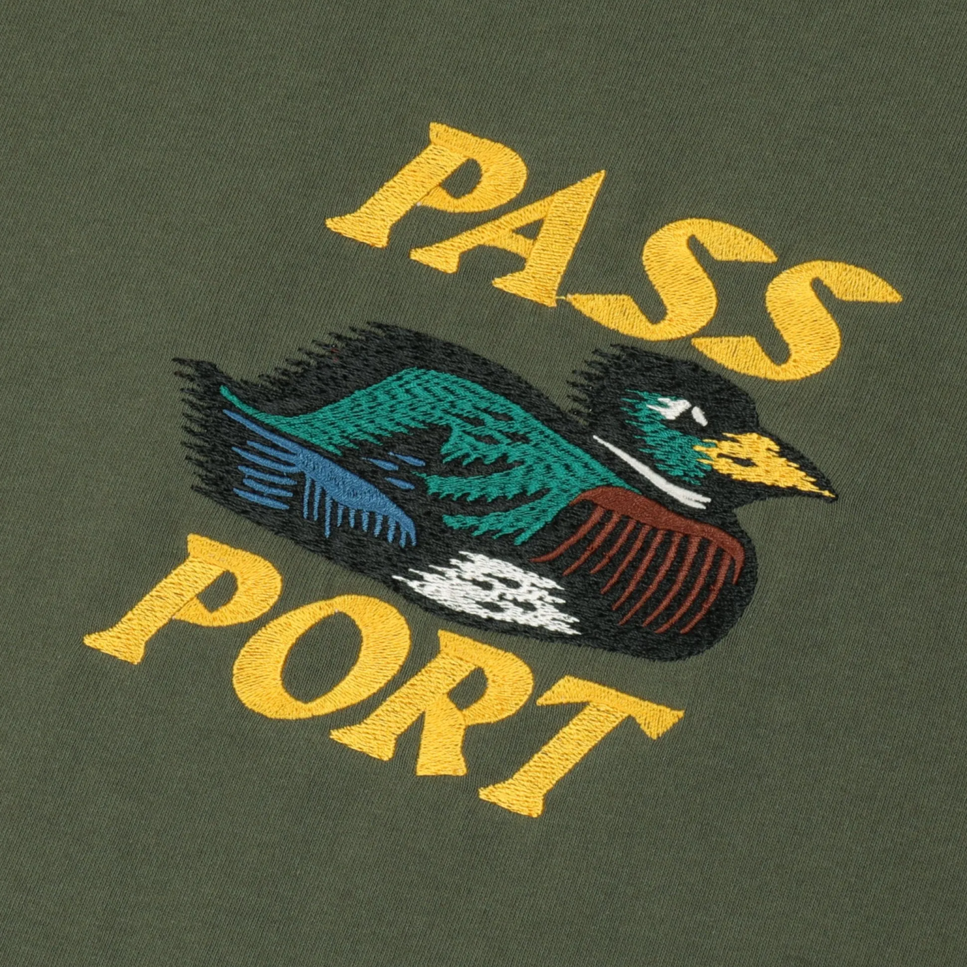Pass~Port Fast Duck Tee - Olive