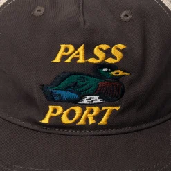 Pass~Port Fast Duck Workers Trucker - Bark / Cream
