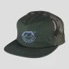 Pass~Port Fretworks Workers Trucker - Elm
