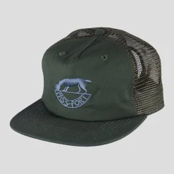 Pass~Port Fretworks Workers Trucker - Elm