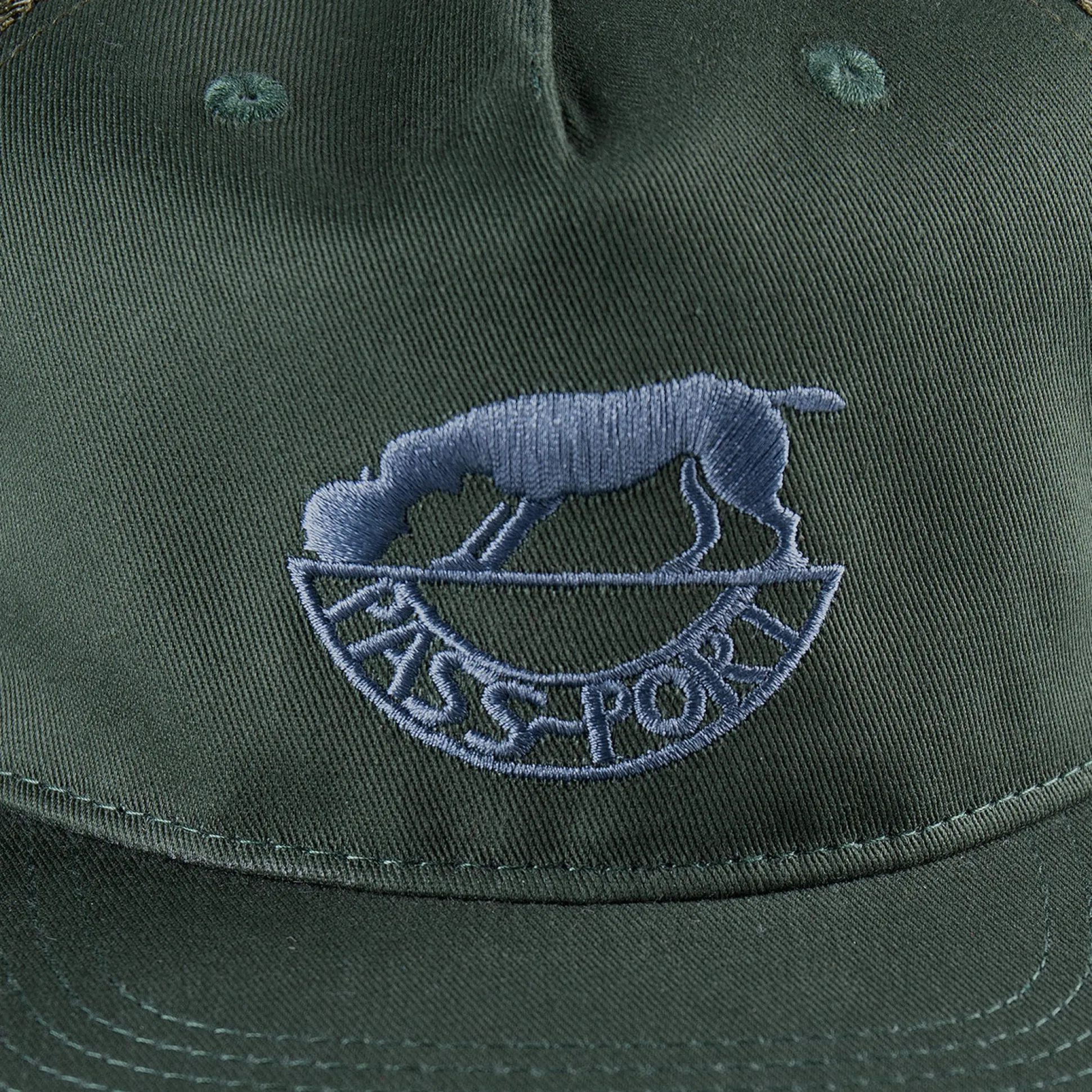 Pass~Port Fretworks Workers Trucker - Elm