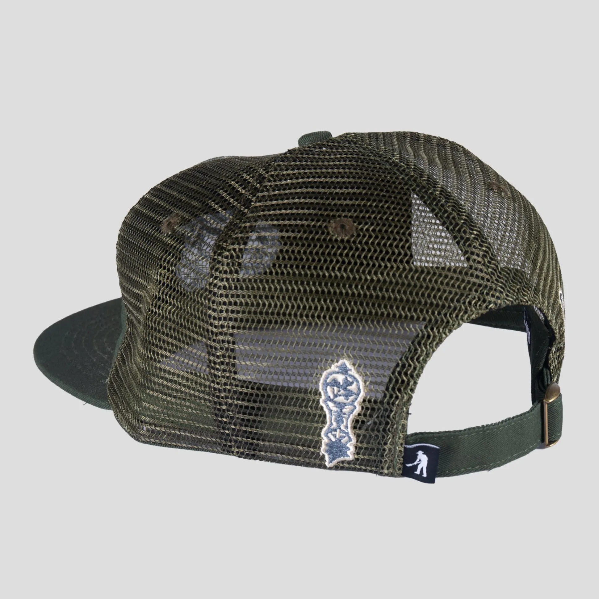 Pass~Port Fretworks Workers Trucker - Elm