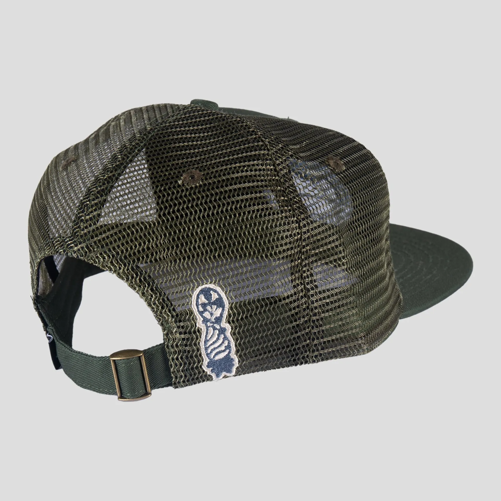 Pass~Port Fretworks Workers Trucker - Elm