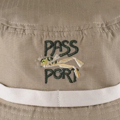 Pass~Port Frog Lure Anglers Bucket Hat - Khaki