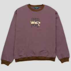 Pass~Port Frog Lure Organic Fleece Sweater - Bottle Brown
