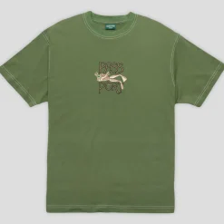 Pass~Port Frog Lure Organic Cotton Tee - Dark Olive
