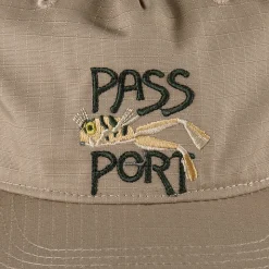 Pass~Port Frog Lure Ripstop Workers Cap - Khaki