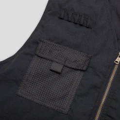 Pass~Port Frog Lure Ripstop Fishing Vest - Black