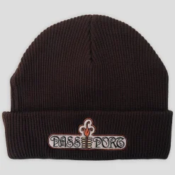 Pass~Port Gardenia Beanie - Choc Brown