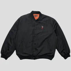 Pass~Port Gardening Satin Jacket - Black