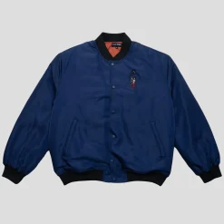 Pass~Port Gardening Satin Jacket - Navy