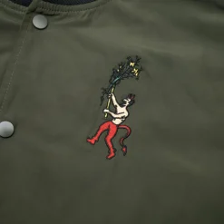 Pass~Port Gardening Satin Jacket - Forest Green