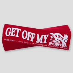 Pass~Port Get Off My Ass Bumper Sticker