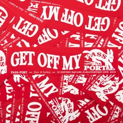 Pass~Port Get Off My Ass Bumper Sticker