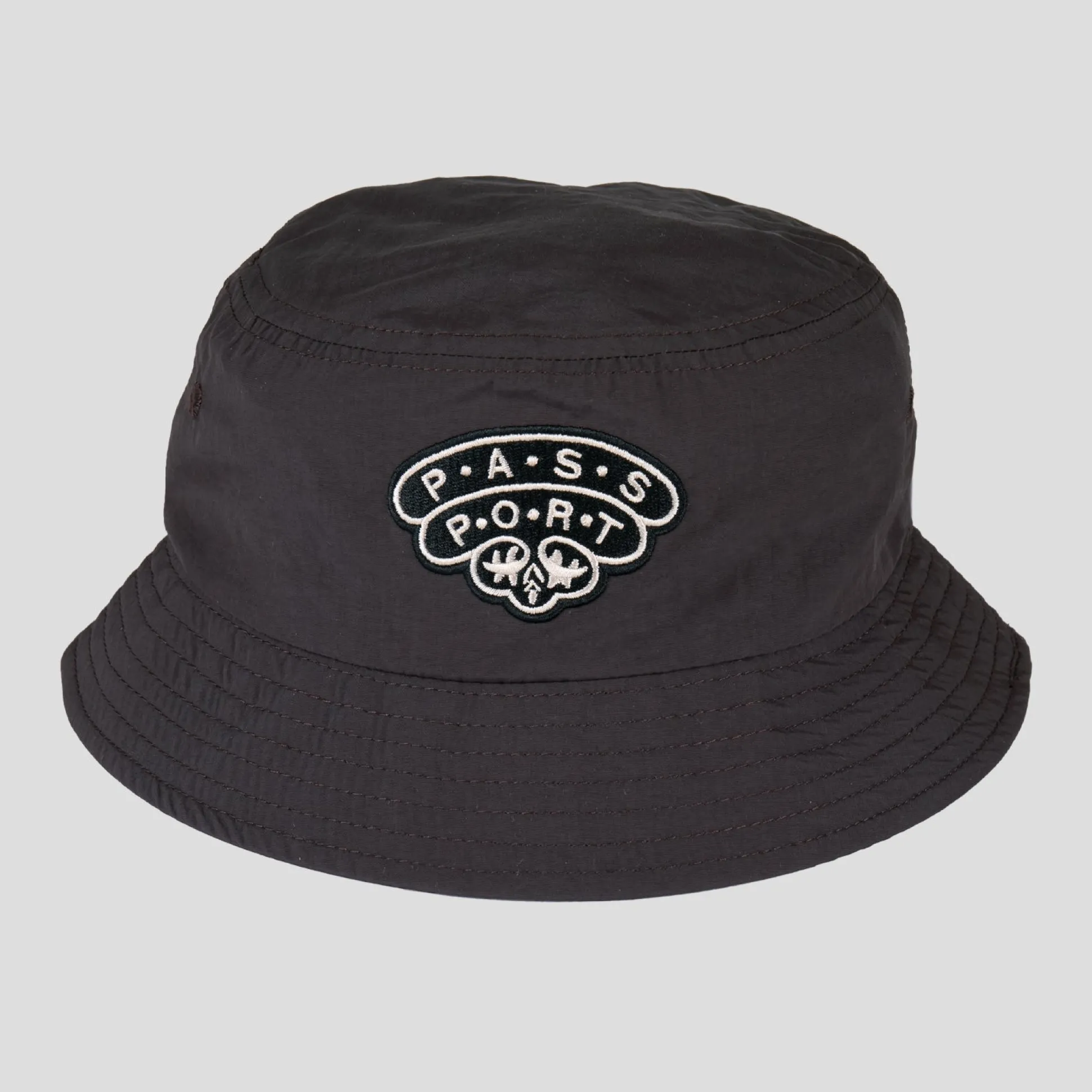 Pass~Port Heirloom RPET Bucket Hat - Dark Chocolate