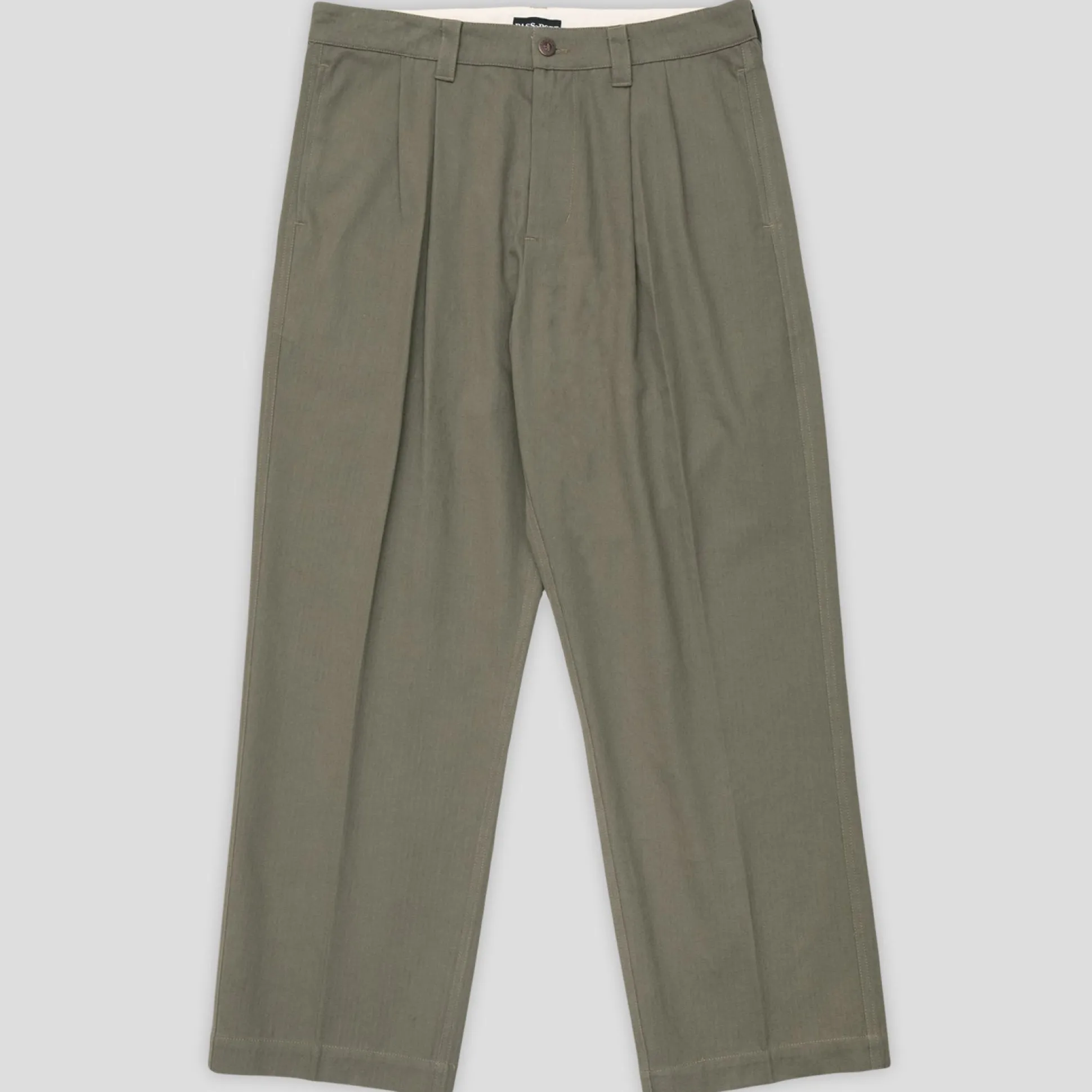 Pass~Port Herringbone Leagues Club Pant - Olive