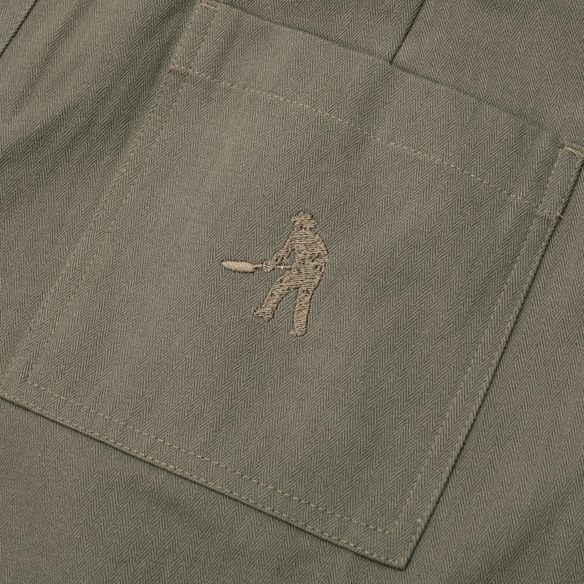 Pass~Port Herringbone Leagues Club Pant - Olive