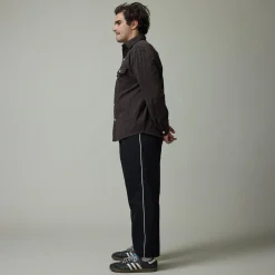 Pass~Port Herringbone Leagues Club Side Stripe Pant - Black / White St