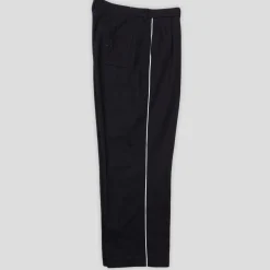 Pass~Port Herringbone Leagues Club Side Stripe Pant - Black / White St