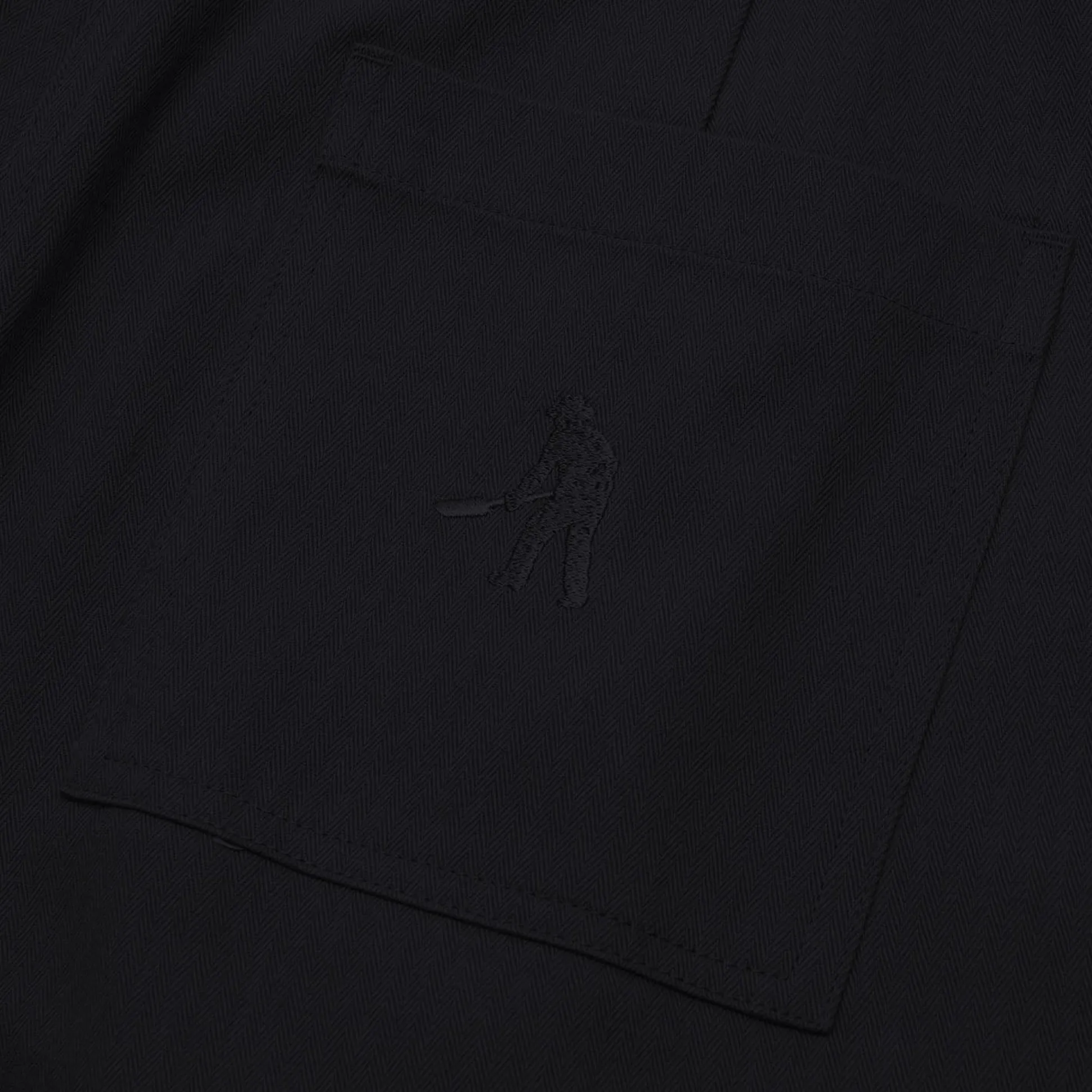 Pass~Port Herringbone Leagues Club Side Stripe Pant - Black / White St