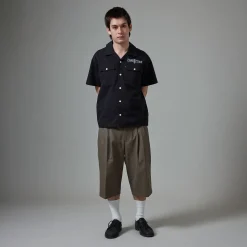 Pass~Port Herringbone Leagues Club Short - Olive